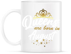 printfashion A királynők augusztusban születtek - Bögre - Fehér (4520248)