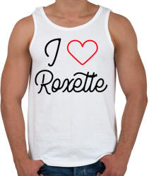printfashion I love Roxette 2 - Férfi atléta - Fehér (10649466)