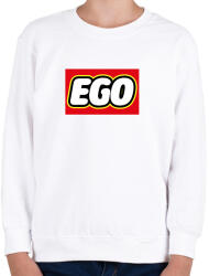 printfashion Ego - Lego - Gyerek pulóver - Fehér (7328373)