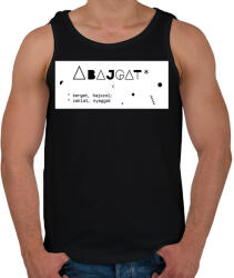 printfashion Abajgat - Férfi atléta - Fekete (6398875)