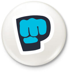 printfashion PewDiePie - Kitűző, hűtőmágnes - Fehér (3080177)