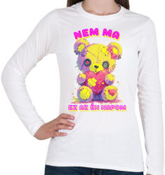 printfashion Nem Ma - Női hosszú ujjú póló - Fehér (15658328)