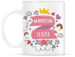 printfashion menyasszony leszek - Bögre - Fehér (12598850)