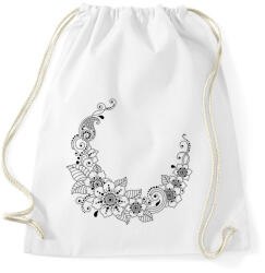 printfashion Indiai nyakék2 - Sportzsák, Tornazsák - Fehér (6575889)