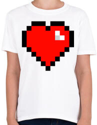 printfashion Minecraft Hearth - Gyerek póló - Fehér (2553605)