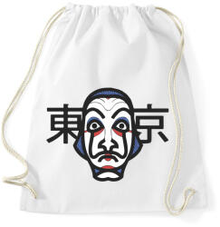 printfashion La casa de papel Japan style - Sportzsák, Tornazsák - Fehér (4689108)