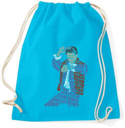 printfashion Légdeszkás - Sportzsák, Tornazsák - Surf blue (68315)