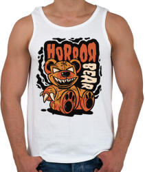 printfashion Horror medve - Férfi atléta - Fehér (5483388)
