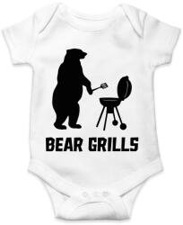 printfashion Bear Grills - Baba Body - Fehér (13688365)