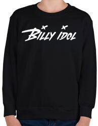 printfashion BILLY IDOL - Gyerek pulóver - Fekete (10027302)