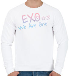 printfashion Exo: We are one! - Férfi pulóver - Fehér (2657330)