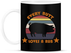 printfashion Every butt - Bögre - Fekete (8201556)