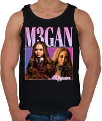 printfashion M3gan - Férfi atléta - Fekete (15484038)