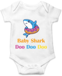 printfashion Baby shark - Baba Body - Fehér (6237910)