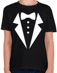 printfashion Öltöny - Gyerek póló - Fekete (5463211)