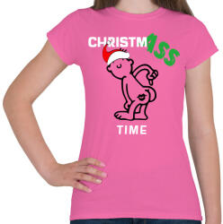 printfashion ChristmASS - Női póló - Rózsaszín (10143573)