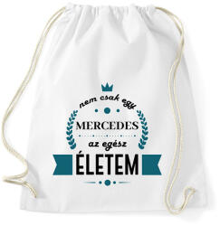 printfashion Nem csak egy Mercedes - Sportzsák, Tornazsák - Fehér (7184913)