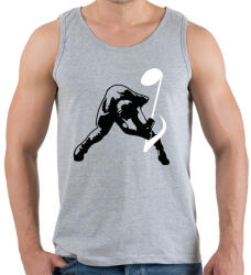 printfashion Zúzás - Férfi atléta - Sport szürke (308788)