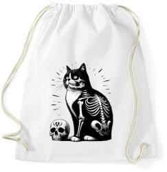 printfashion Macska - Sportzsák, Tornazsák - Fehér (15323855)
