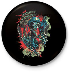 printfashion Metal Mulisha - Kitűző, hűtőmágnes - Fekete (3098709)