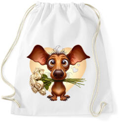 printfashion Tacsi rózsacsokorral - Sportzsák, Tornazsák - Fehér (15804937)