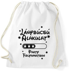 printfashion Lánybúcsú alakulat Party folyamatban - Sportzsák, Tornazsák - Fehér (16486350)