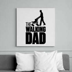 printfashion The Walking Dad - Vászonkép - Fehér (6621820)