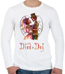 printfashion dead day - Férfi hosszú ujjú póló - Fehér (1772047)