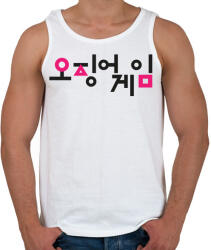 printfashion Squid Game - Logo - Férfi atléta - Fehér (5471328)