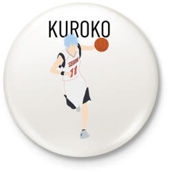 printfashion Kuroko no Basket - Kuroko - Kitűző, hűtőmágnes - Fehér (6570112)