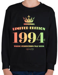 printfashion 1994 - Gyerek pulóver - Fekete (4467909)