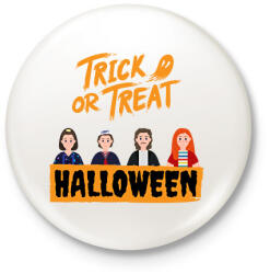 printfashion Stranger Things Halloween - Kitűző, hűtőmágnes - Fehér (14199931)