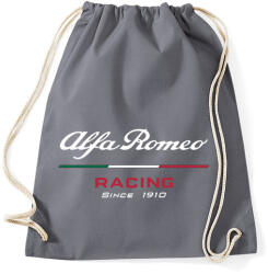 printfashion Alfa Romeo racing since 1910 - fehér - Sportzsák, Tornazsák - Grafitszürke (5448004)