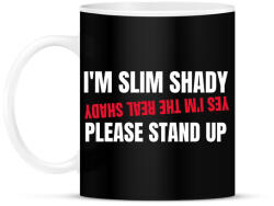 printfashion SLIM SHADY - Bögre - Fekete (11432516)