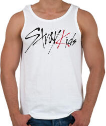 printfashion Stray Kids - Férfi atléta - Fehér (13480041)