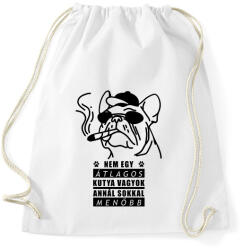 printfashion Menő kutya - Sportzsák, Tornazsák - Fehér (1920332)