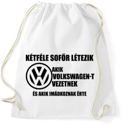 printfashion Kétféle VW Sofőr - Sportzsák, Tornazsák - Fehér (1663656)