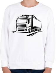 printfashion Kamion - Gyerek pulóver - Fehér (5033343)