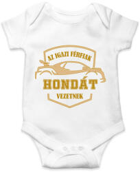 printfashion Honda sofőr - Baba Body - Fehér (4802178)