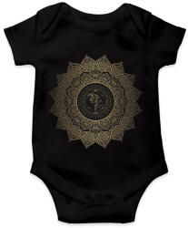 printfashion Unikornis mandala - Baba Body - Fekete (14517201)