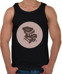 printfashion csokoládé - Férfi atléta - Fekete (5612453)