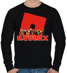 printfashion roblox - Férfi pulóver - Fekete (15758195)