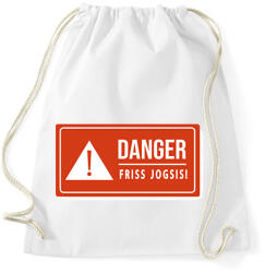 printfashion Danger - Friss jogsis - Sportzsák, Tornazsák - Fehér (6393006)