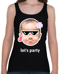printfashion lets party - Női atléta - Fekete (10836838)