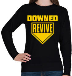 printfashion Warzone: Downed - Női pulóver - Fekete (3023736)