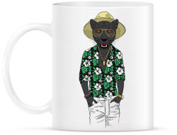 printfashion Fashion Panther - Bögre - Fehér (1252733)