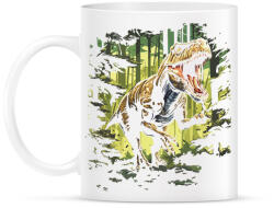 printfashion T-rex az erdőben - Bögre - Fehér (14752154)