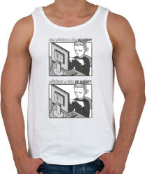 printfashion Informatikus_ - Férfi atléta - Fehér (4136465)