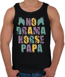printfashion Horse papa - Férfi atléta - Fekete (12713552)