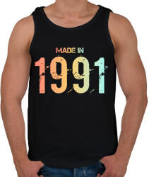 printfashion 1991 - Férfi atléta - Fekete (6229136)